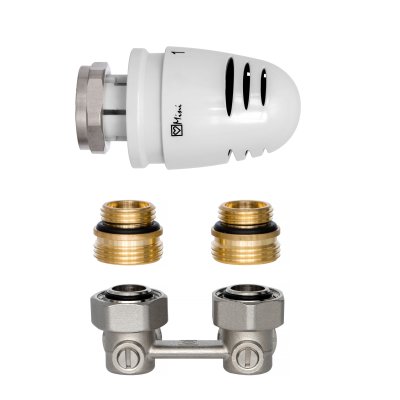 Zestaw kątowy - Herz 3000, głowica Mini 16-28°C Herz V376649